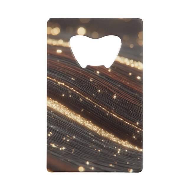 Noyer foncé Grain en bois avec des rivières en or  (Devant)