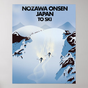 Nozawa Onsen Japon impression de ski.