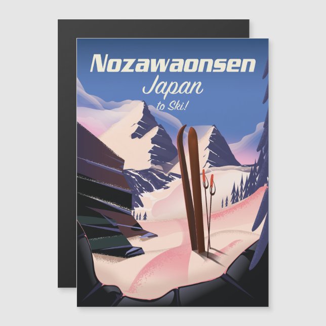Nozawaonsen Japon pour skier (Devant / Derrière)