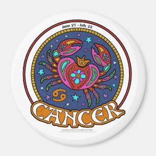 NP Cancer Grand, Magnet rond 3 pouces