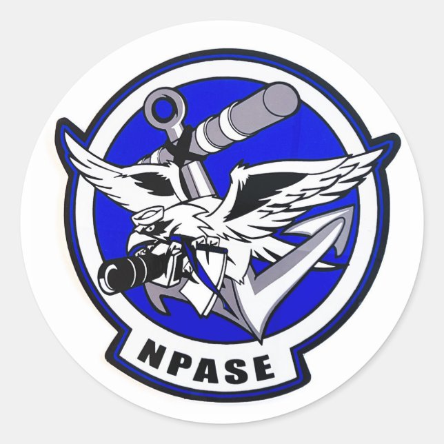 NPASE NAVY AFFAIRES PUBLIQUES STICKER (Devant)