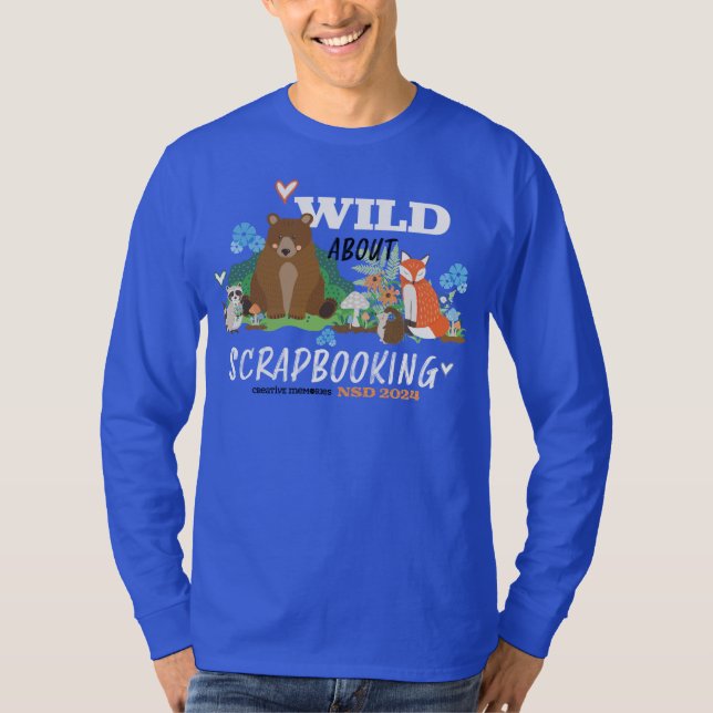 NSD 2024 long manches T-shirt basique foncé (Devant)