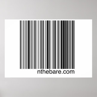 nthebare.com affiche code-barres