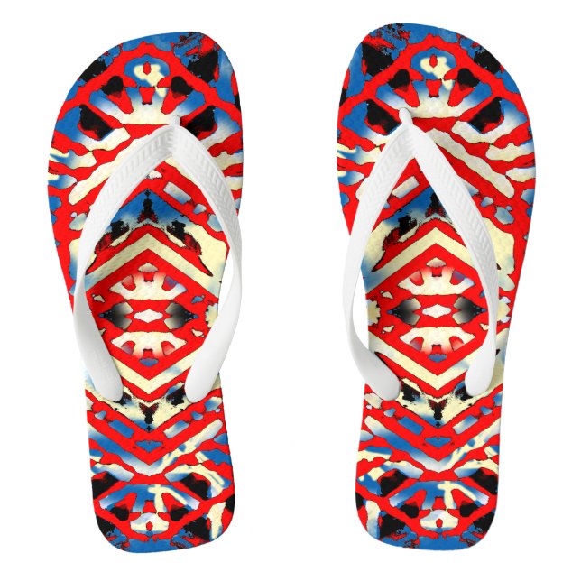 Nu One Red Urban Style Tongs 2 (Semelle)