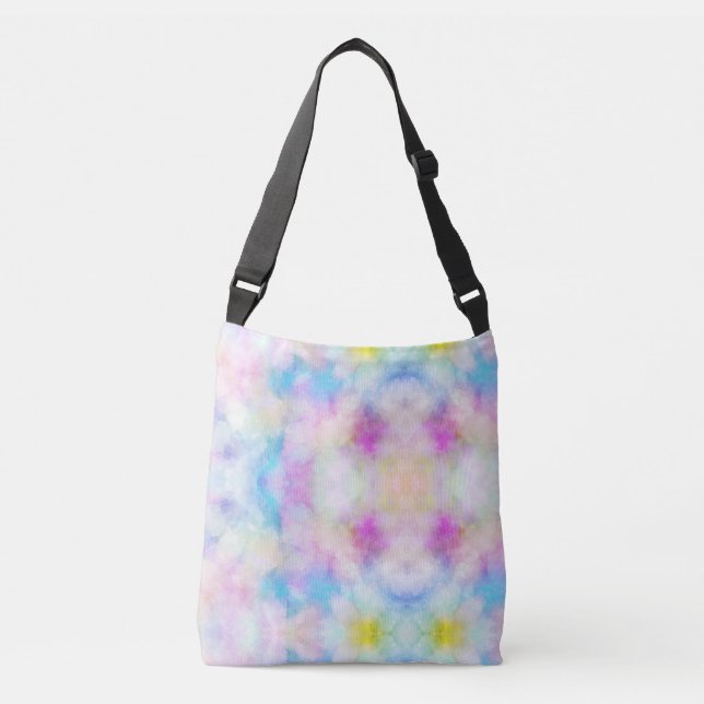 nuage blanc rose Sac carrossable (Devant)
