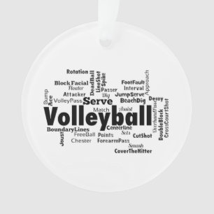 Nuage de mot volley-ball