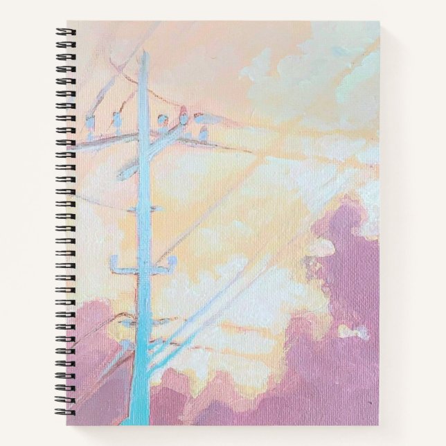 Nuage douillet cahier de lignes à haute tension ar (Devant)