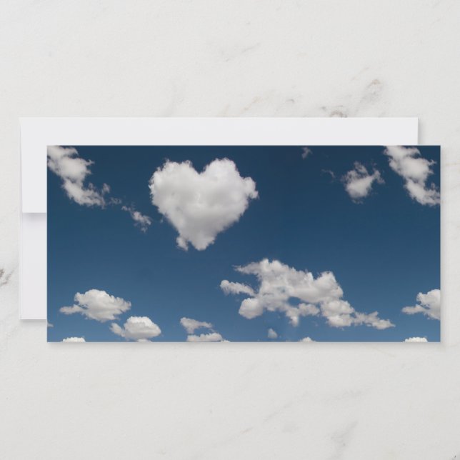 Nuage en forme de coeur (Devant)