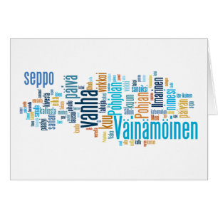 Nuage épique finlandais de mot