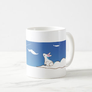 Nuage regardant le ciel Bunny Mug