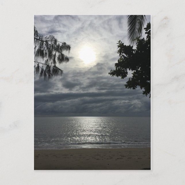 nuage soleil mer Palm Cove carte postale (Devant)