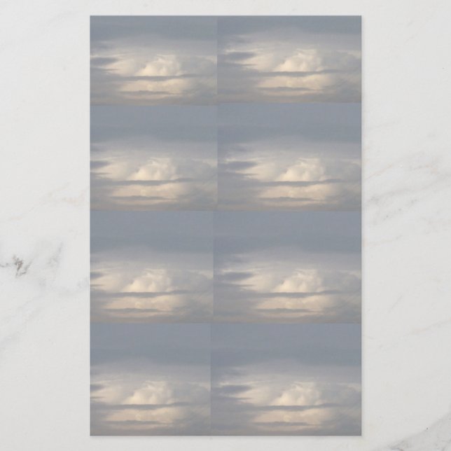 Nuages 1 Papeterie (Devant)