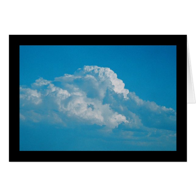 Nuages blancs bouffants - Chanson de Sol. Carte 2: (Devant horizontal)