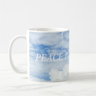 NUAGES BLEU SKY PHOTO CLASSIQUE CAFÉ MUG