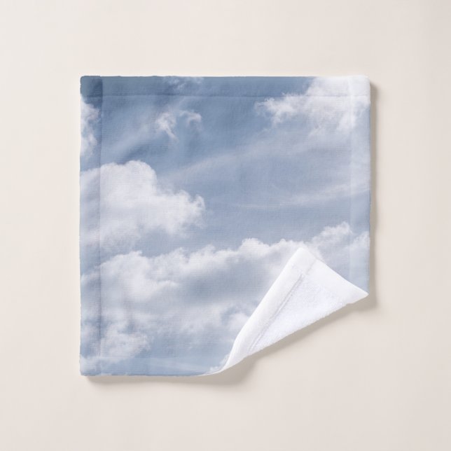 Nuages ​​caribéens de rêve 12 (Gant de toilette)