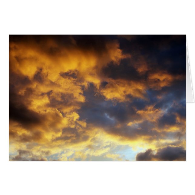 Nuages couchés de soleil (Devant horizontal)