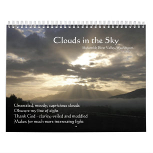 Nuages Dans Le Calendrier Ciel