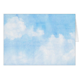 Nuages d'aquarelle et arrière - plan de ciel