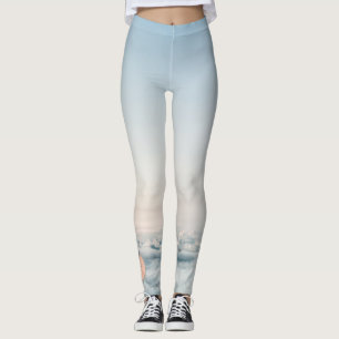 Nuages de Leggings personnalisés avec Monogramme