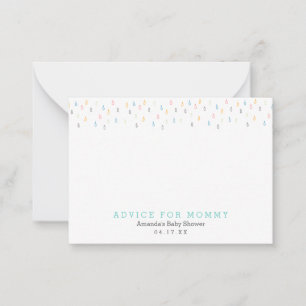 Nuages de pluie   Cartes de conseil maman