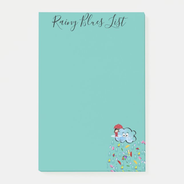 Nuages de Post-it Notes Parapluies (Devant)