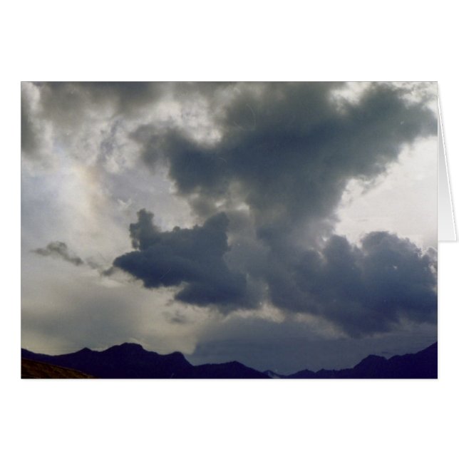 Nuages de tempête au-dessus des Rocheuses (Devant horizontal)