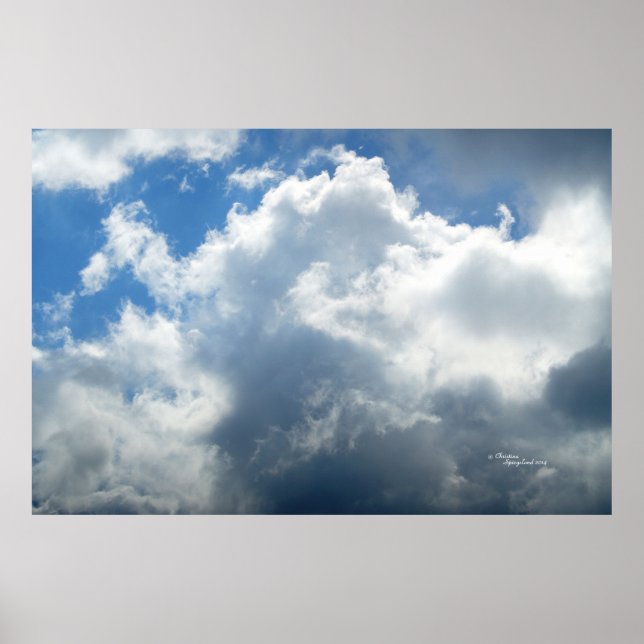 Nuages de tempête dramatique en Floride Poster (Devant)