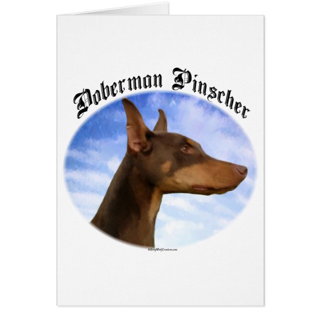 Nuages Doberman Pinscher (Devant)