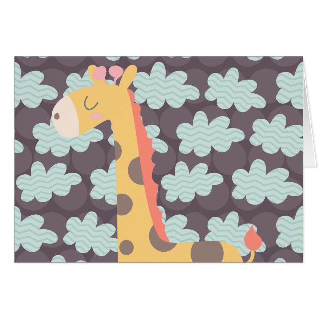 Nuages et girafes (Devant horizontal)