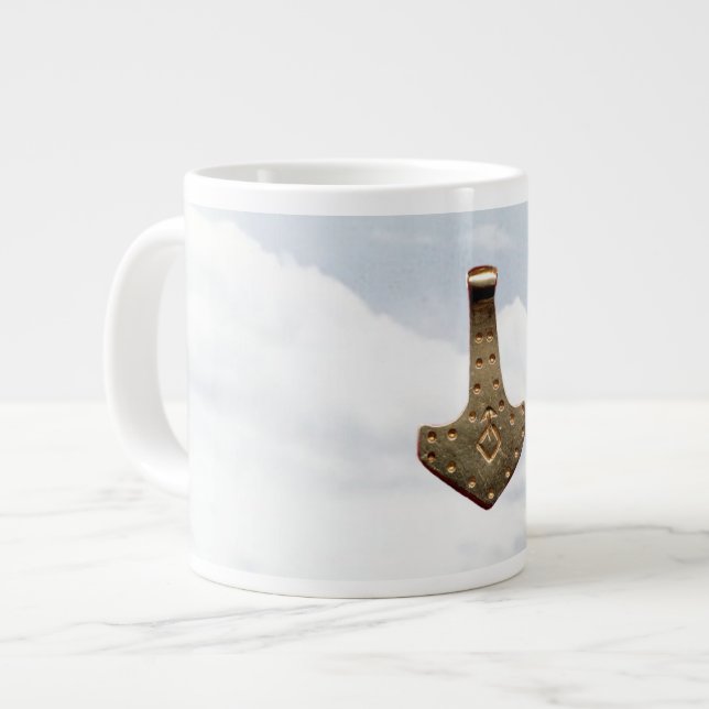 Nuages Gold Thor Hammer jumbo mug (Devant gauche)