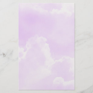 Nuages mauves doux