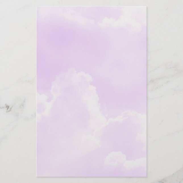 Nuages mauves doux (Devant)