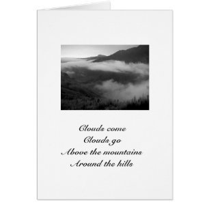 Nuages/Paysage dérivent dans la carte B&W