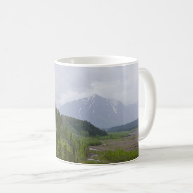Nuageux À Denali Coffee Mug (Devant droit)