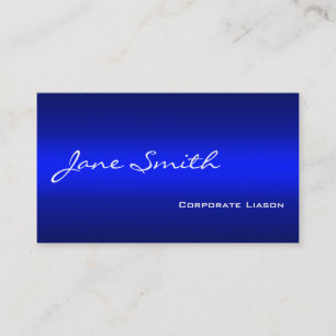 Nuances de bleu Cartes de visite professionnels