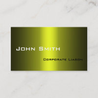 Nuances de Carte de visite Gold Standard