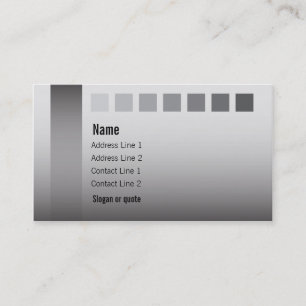 Nuances de gris avec le carte de visite de carrés