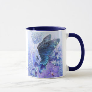 Nuances de la tasse 2-Sided bleue