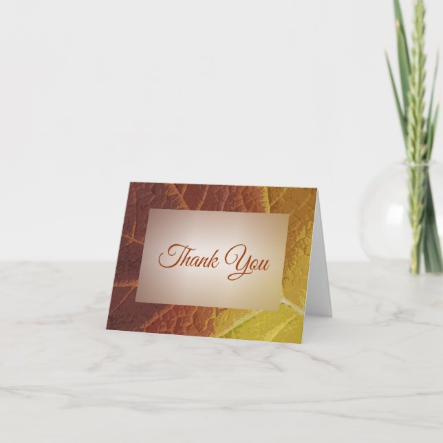 Nuances de Merci feuille d'automne (Devant)