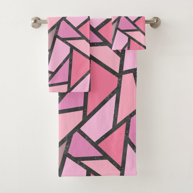 Nuances de motif en vitrail de corail (En situation)