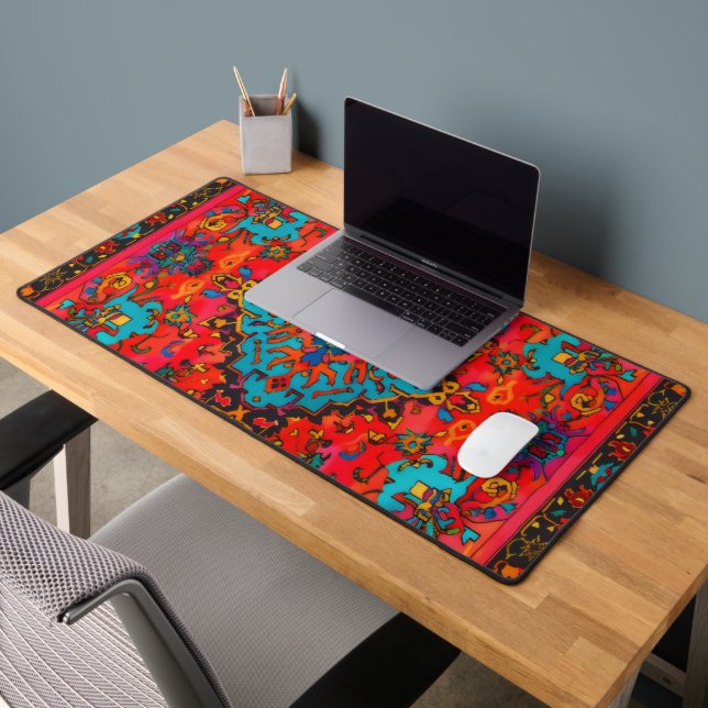 Nuances de tapis persan rouge (Bureau 2)