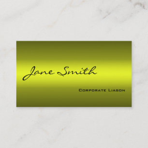 Nuances des cartes de visite d'étalon or