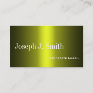 Nuances des cartes de visite d'étalon or