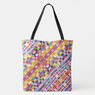 Nuancier rouge et sac de pixels colorés