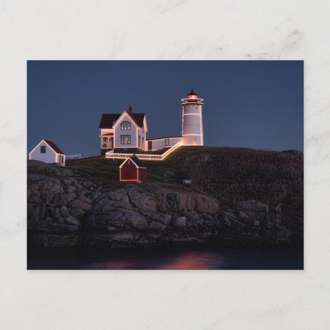 Nubble à la carte postale de Noël (Devant)
