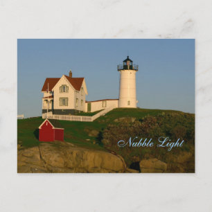 Nubble Light, York, carte postale du Maine