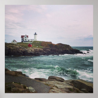 Nubble Light - York, Maine 24 x 24 Poster