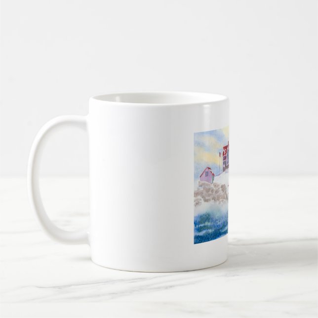 Nubble Lighthouse Mug (Gauche)