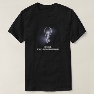 Nucléaire. Actionnez le T-shirt des hommes