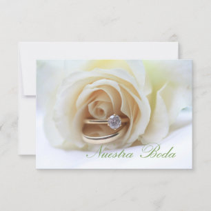 Nuestra Boda - faire-part de mariage espagnole